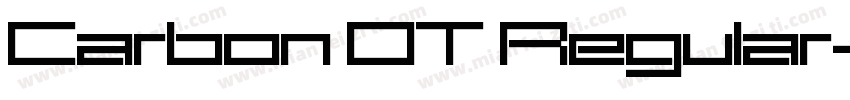 Carbon OT Regular字体转换